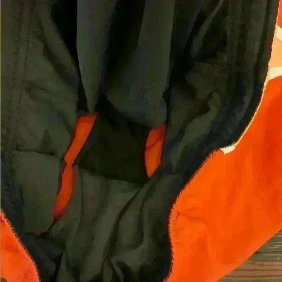 The North Face Shorts Womens Sz Large Orange Training Running Elastic Drawstring - Picture 6 of 8